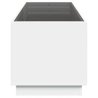 vidaXL Tavolino da Salotto con LED Infinity Bianco 90x50x50 cm