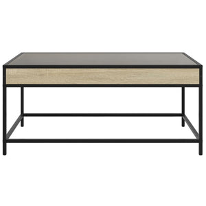 Tavolino da Salotto con LED Infinity Rovere Sonoma 90x50x41 cm 847688