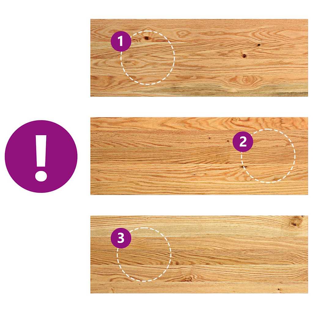 Gradini 8 pz Marrone Chiaro 70x30x2 cm Legno Massello Rovere 3282971