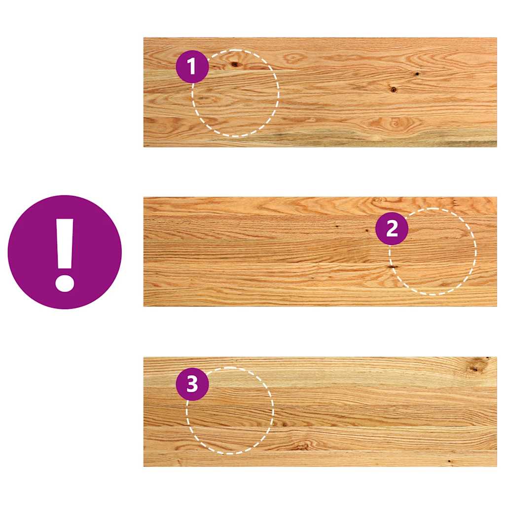 Gradini 8 pz Marrone Chiaro 80x30x2 cm Legno Massello Rovere 3282972