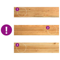 vidaXL Gradini 16 pz Marrone Chiaro 110x30x2 cm Legno Massello Rovere