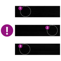 Gradini 4 pz Marrone Scuro 100x25x2 cm Legno Massello Rovere 3283016