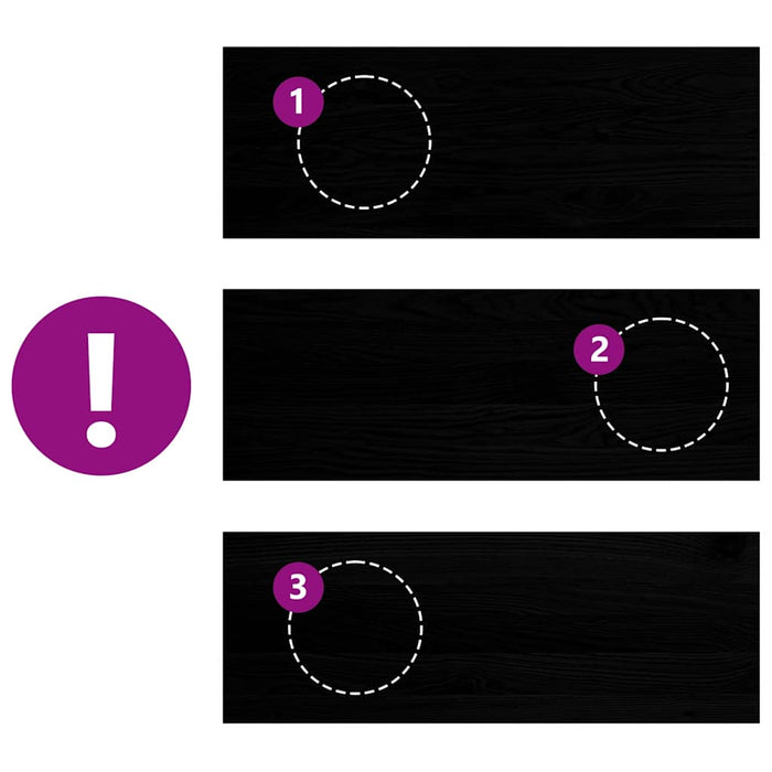 vidaXL Gradini 8 pz Marrone Scuro 70x25x2 cm Legno Massello Rovere