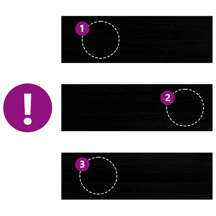 Gradini 8 pz Marrone Scuro 80x25x2 cm Legno Massello Rovere 3283026