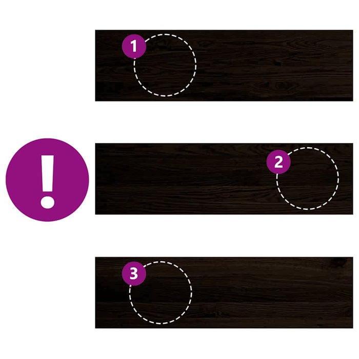 Gradini 12 pz Marrone Scuro 90x25x2 cm Legno Massello Rovere 3283039