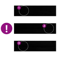 Gradini 12 pz Marrone Scuro 100x25x2 cm Legno Massello Rovere 3283040