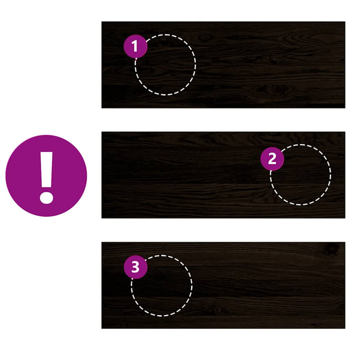 Gradini 12 pz Marrone Scuro 70x30x2 cm Legno Massello Rovere 3283043