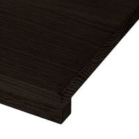 vidaXL Gradini 12 pz Marrone Scuro 80x30x2 cm Legno Massello Rovere