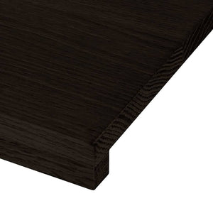 Gradini 12 pz Marrone Scuro 80x30x2 cm Legno Massello Rovere 3283044