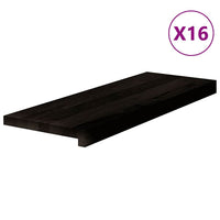 Gradini 16 pz Marrone Scuro 70x25x2 cm Legno Massello Rovere 3283049