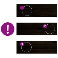 vidaXL Gradini 16 pz Marrone Scuro 80x25x2 cm Legno Massello Rovere