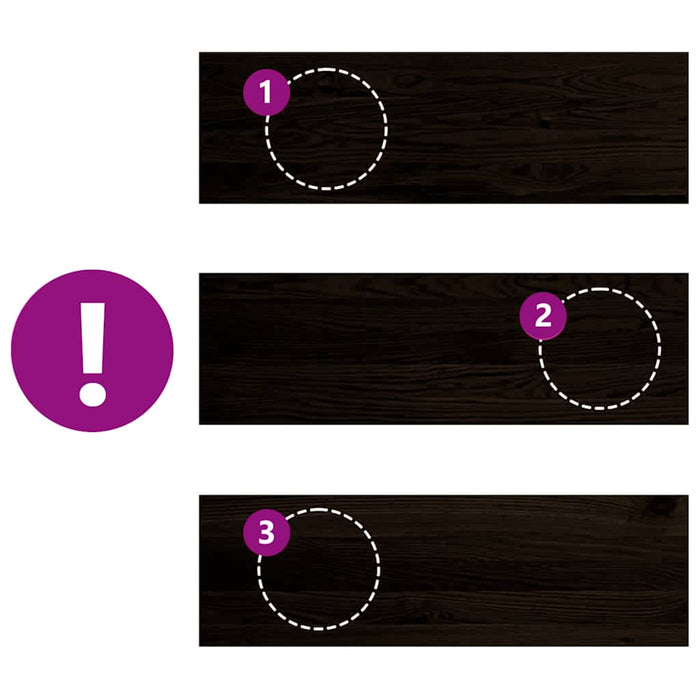 vidaXL Gradini 16 pz Marrone Scuro 80x25x2 cm Legno Massello Rovere