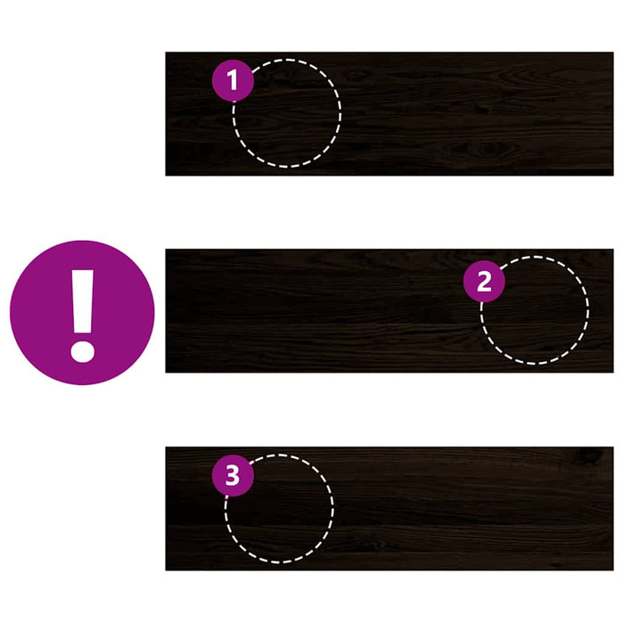 vidaXL Gradini 16 pz Marrone Scuro 90x25x2 cm Legno Massello Rovere