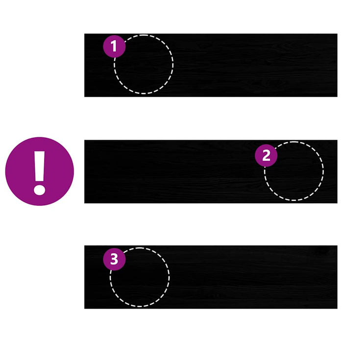 Gradini 16 pz Marrone Scuro 100x25x2 cm Legno Massello Rovere 3283052