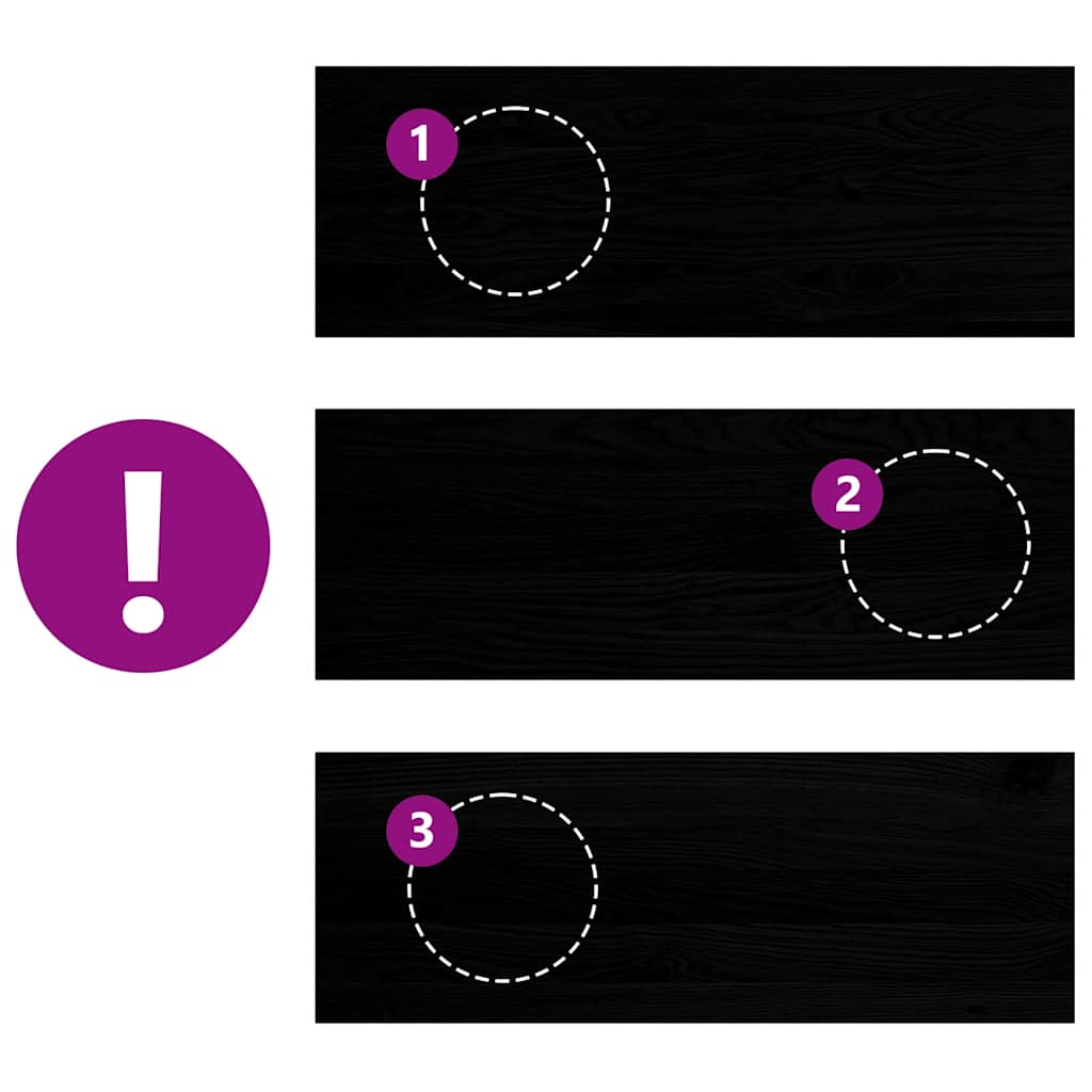 Gradini 20 pz Marrone Scuro 70x25x2 cm Legno Massello Rovere 3283061