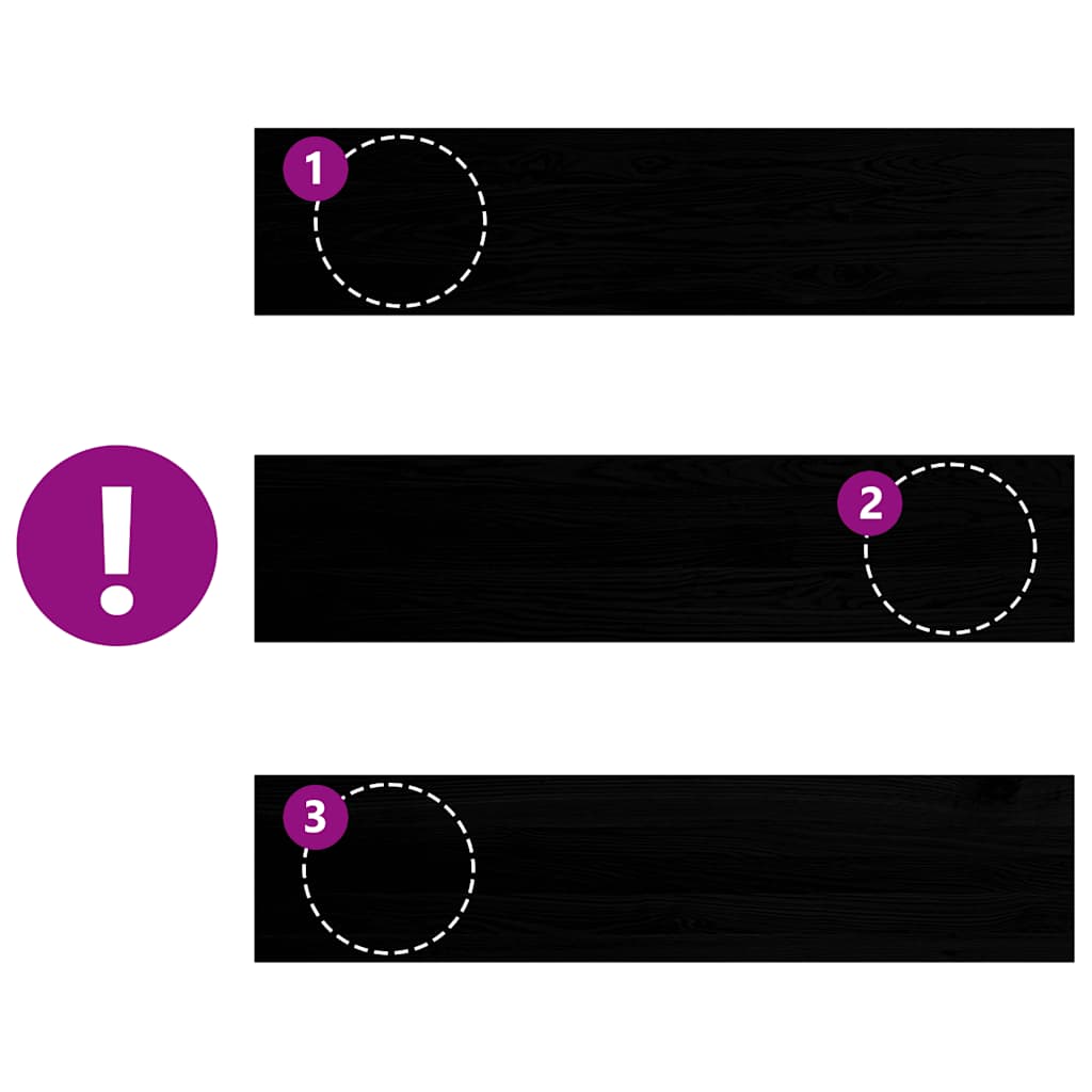 Gradini 20 pz Marrone Scuro 110x25x2 cm Legno Massello Rovere 3283065