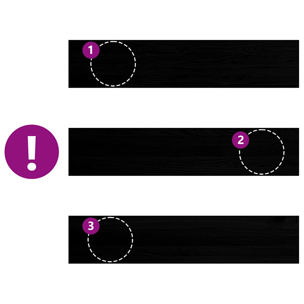 Gradini 20 pz Marrone Scuro 120x25x2 cm Legno Massello Rovere 3283066