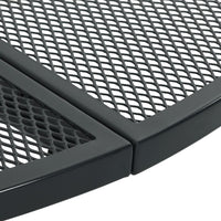 vidaXL Sedie da Cucina Impilabili 3 pz Antracite in Acciaio Verniciato