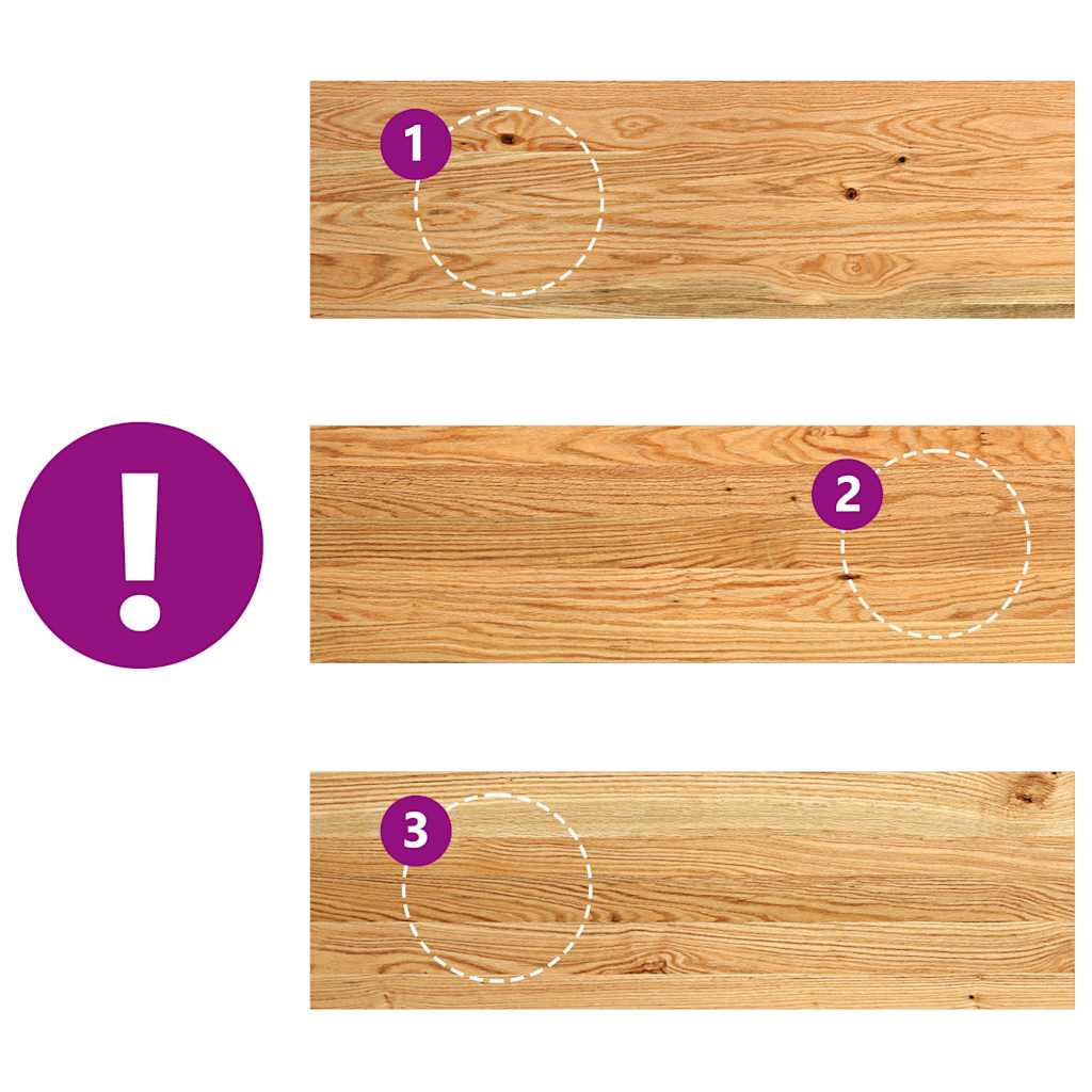 Gradini 2 pz Marrone Chiaro 80x30x2 cm Legno Massello Rovere 3283791