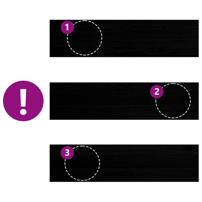 Gradini 2 pz Marrone Scuro 100x25x2 cm Legno Massello Rovere 3283799