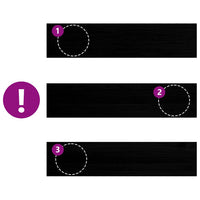 Gradini 2 pz Marrone Scuro 110x25x2 cm Legno Massello Rovere 3283800