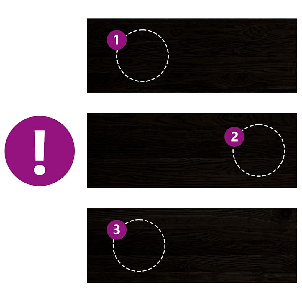 Gradini 2 pz Marrone Scuro 70x30x2 cm Legno Massello Rovere 3283802