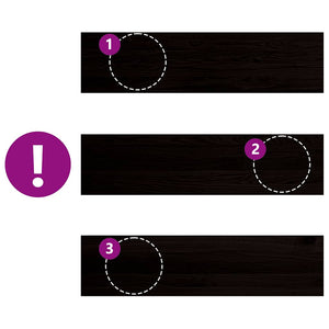 vidaXL Gradini 2 pz Marrone Scuro 100x30x2 cm Legno Massello Rovere