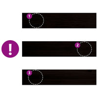 Gradini 2 pz Marrone Scuro 120x30x2 cm Legno Massello Rovere 3283807