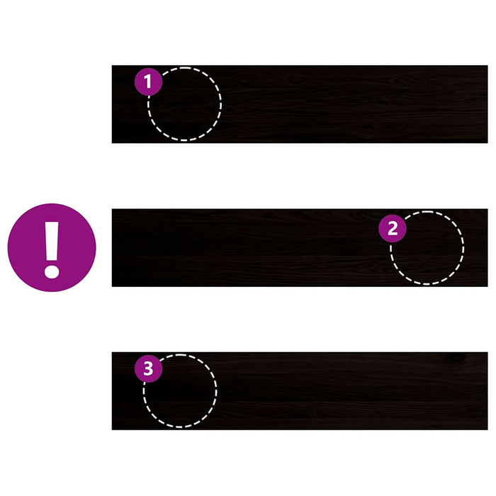 Gradini 2 pz Marrone Scuro 120x30x2 cm Legno Massello Rovere 3283807