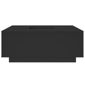 Tavolino da Salotto Nero 100x100x40 cm in Legno Multistrato 3284050