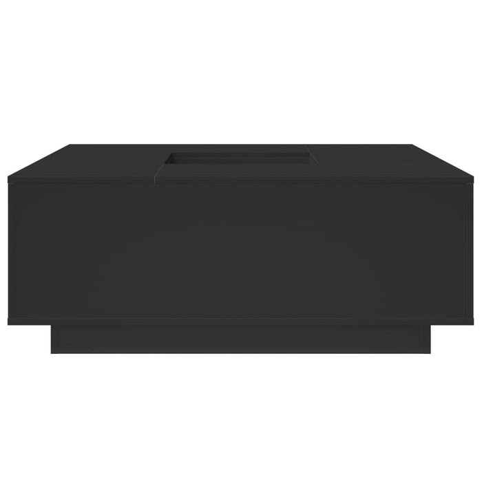 Tavolino da Salotto Nero 100x100x40 cm in Legno Multistrato 3284050