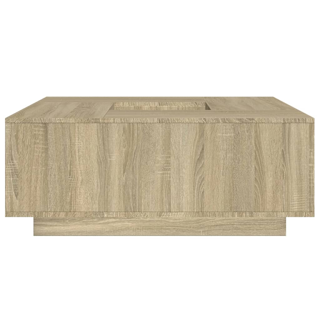 Tavolino Salotto Rovere Sonoma 100x100x40 cm Legno Multistrato
