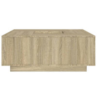 Tavolino Salotto Rovere Sonoma 100x100x40 cm Legno Multistrato