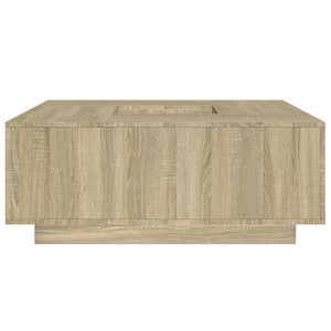 Tavolino Salotto Rovere Sonoma 100x100x40 cm Legno Multistrato