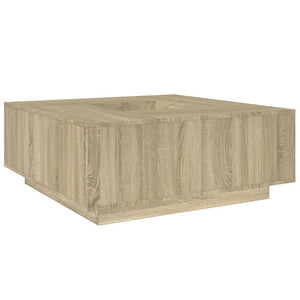 Tavolino Salotto Rovere Sonoma 100x100x40 cm Legno Multistrato