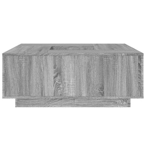 Tavolino Salotto Grigio Sonoma 100x100x40 cm Legno Multistrato 3284054