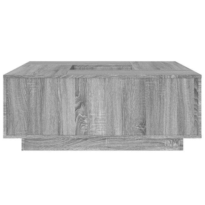 Tavolino Salotto Grigio Sonoma 100x100x40 cm Legno Multistrato 3284054