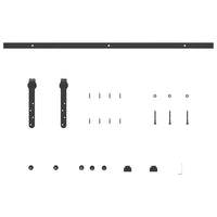 Kit Anta Scorrevole per Armadio 91 cm in Acciaio al Carbonio 4009663