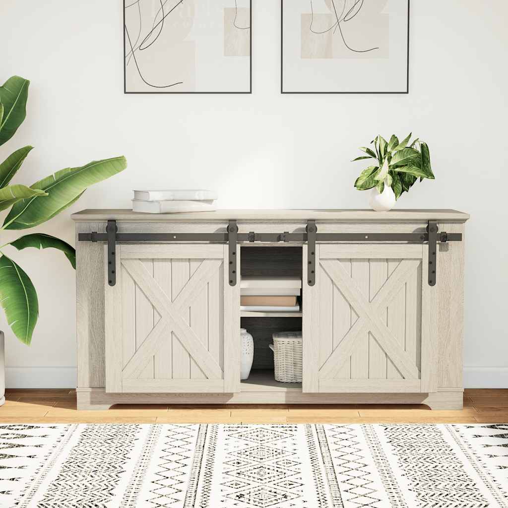 Kit Anta Scorrevole per Armadio 122 cm in Acciaio al Carbonio 4009664