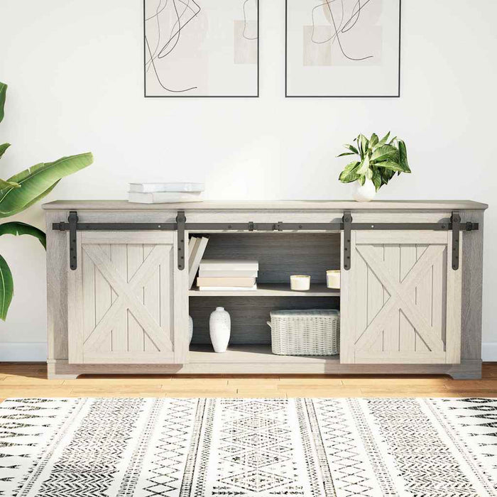 Kit Anta Scorrevole per Armadio 152 cm in Acciaio al Carbonio 4009665