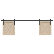 Kit Anta Scorrevole Armadio in Acciaio al Carbonio 183 cm 4009666