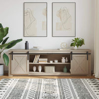 Kit Anta Scorrevole per Armadio 200 cm in Acciaio al Carbonio 4009667