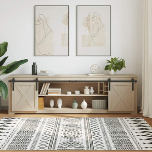 Kit Anta Scorrevole Armadio in Acciaio al Carbonio 113 cm 4009669