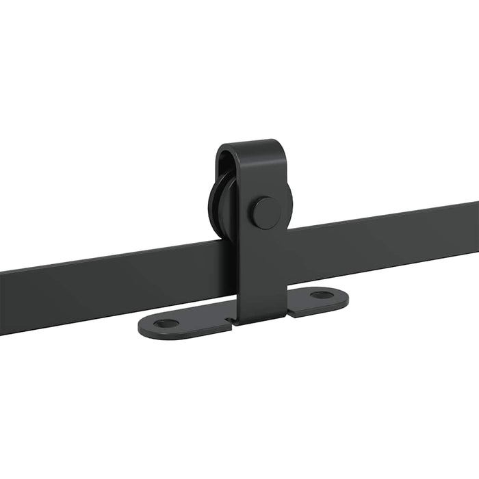 vidaXL Kit Anta Scorrevole per Armadio 91 cm in Acciaio al Carbonio