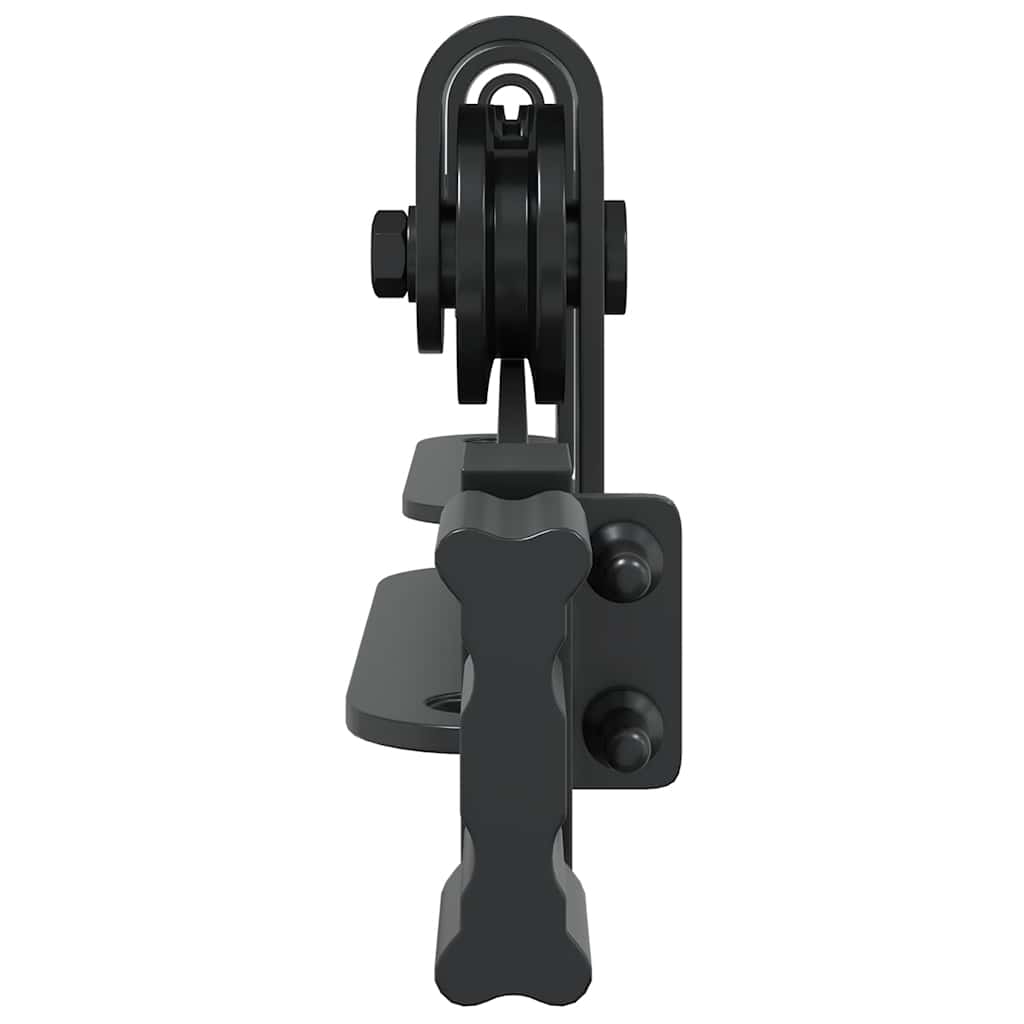 vidaXL Kit Anta Scorrevole per Armadio 122 cm in Acciaio al Carbonio