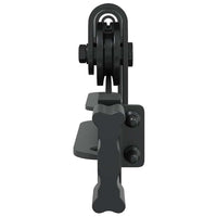 vidaXL Kit Anta Scorrevole per Armadio 122 cm in Acciaio al Carbonio