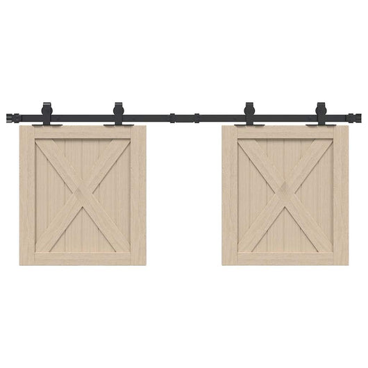 Kit Anta Scorrevole per Armadio 122 cm in Acciaio al Carbonio 4009673