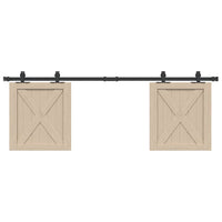 Kit Anta Scorrevole per Armadio 152 cm in Acciaio al Carbonio