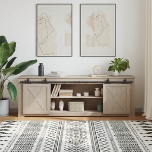 Kit Anta Scorrevole per Armadio 183 cm in Acciaio al Carbonio