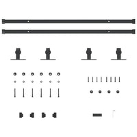 Kit Anta Scorrevole per Armadio 183 cm in Acciaio al Carbonio